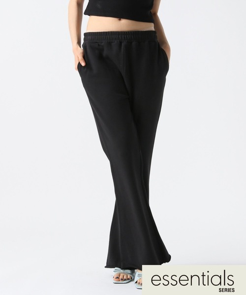 FOREVER 21（フォーエバー トゥエンティーワン）の「【2025SS】スウェットフレアパンツ（スウェットパンツ・レディース・ブラック/グレー/ブルー・SMALL/MEDIUM/LARGE）」の2枚目の写真