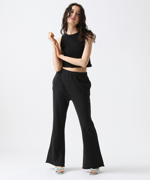 FOREVER 21（フォーエバー トゥエンティーワン）の「【2025SS】スウェットフレアパンツ（スウェットパンツ・レディース・ブラック/グレー/ブルー・SMALL/MEDIUM/LARGE）」の11枚目の写真