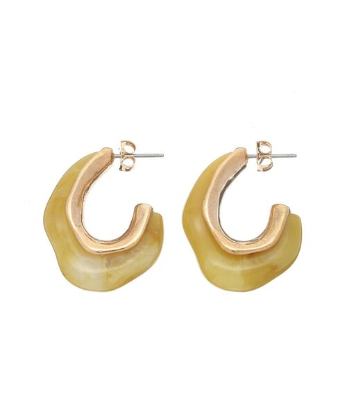 セール】COLOR SHELL HOOPピアス（ピアス（両耳用））｜EVRIS