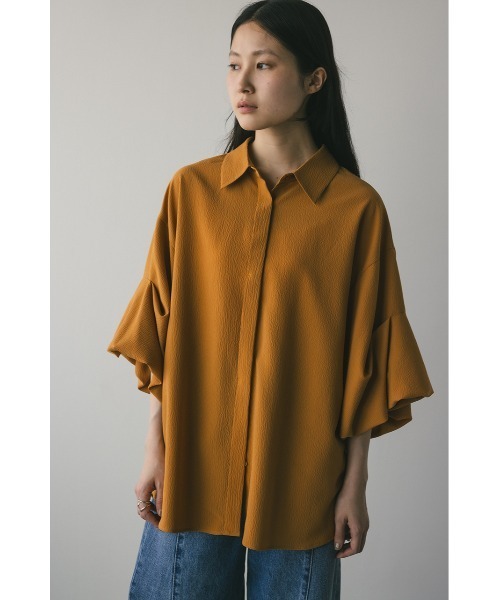 ブラウス シャツ ニュアンスタックスリーブシャツ レディース STYLEMIXER ブラウス シャツ ニュアンスタックスリーブシャツ