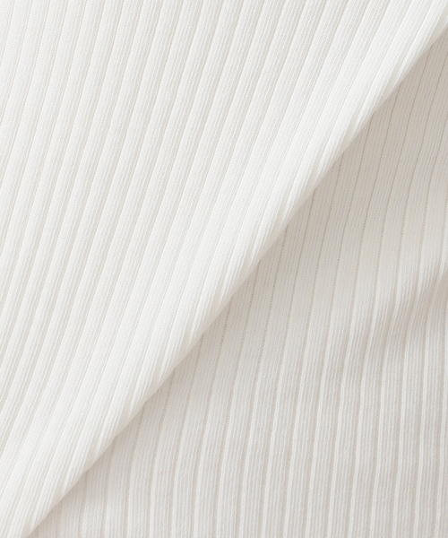 HAKUJI(ハクジ)の「【HAKUJI/ハクジ】Organic cotton asym bra TT:タンクトップ(その他アンダーウェア/インナー・レディース・ホワイト/ネイビー・FREE)」の13枚目の写真