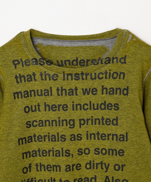 BEEDEN（ビーデン）の「OVERALL PRINT LONG SLEEVE TEE（Tシャツ/カットソー・レディース・ブラック/カーキ・FREE）」の18枚目の写真