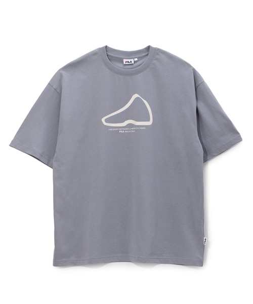 FILA(フィラ)の「S/Sプリント Tシャツ(Tシャツ/カットソー・レディース・グレー・S/M/L)」の2枚目の写真