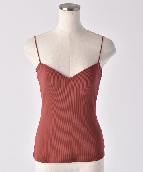 AKTE（アクテ）の「【AKTE × AMPHI】ポートレートネックブラトップ（キャミソール・レディース・ブラウン/ブラック・FREE）」の10枚目の写真