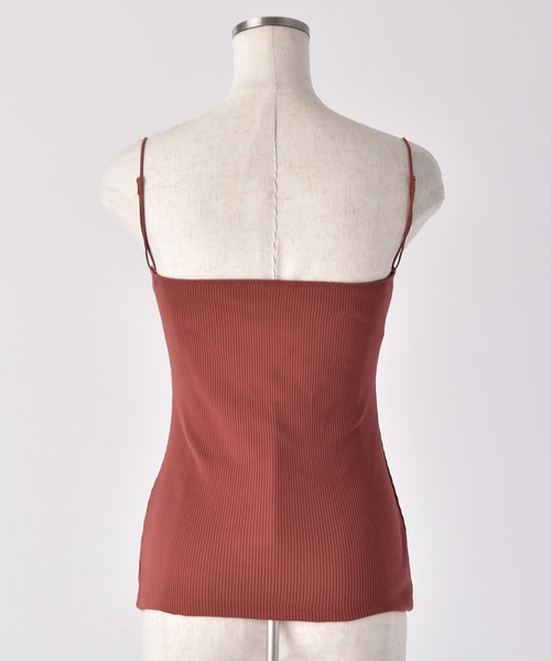 AKTE（アクテ）の「【AKTE × AMPHI】ポートレートネックブラトップ（キャミソール・レディース・ブラウン/ブラック・FREE）」の12枚目の写真