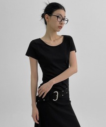 [MADE] イズニーUネック半袖Tシャツ