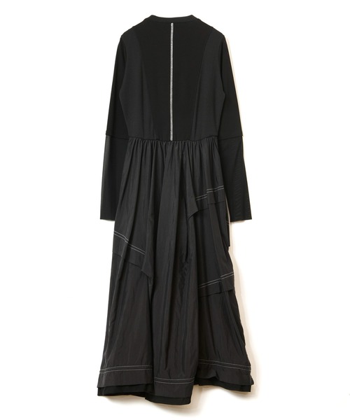 AULA AILA（アウラアイラ）の「ウエストスイッチングワンピース（ワンピース・レディース・ブラック/オフホワイト/ブルー・0）」の9枚目の写真