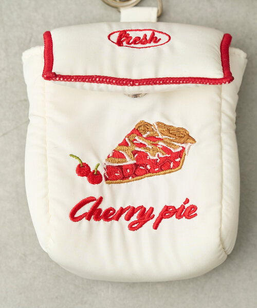 BIRTHDAY BAR（バースデイバー）の「リトルモカストラップミニポーチ（ポーチ・レディース・ネイビー/ホワイト/ホワイト系その他・0）」の16枚目の写真