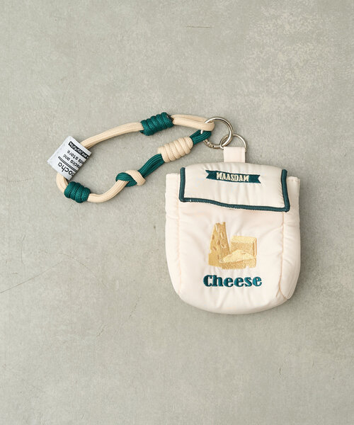 BIRTHDAY BAR（バースデイバー）の「リトルモカストラップミニポーチ（ポーチ・レディース・ネイビー/ホワイト/ホワイト系その他・0）」の6枚目の写真