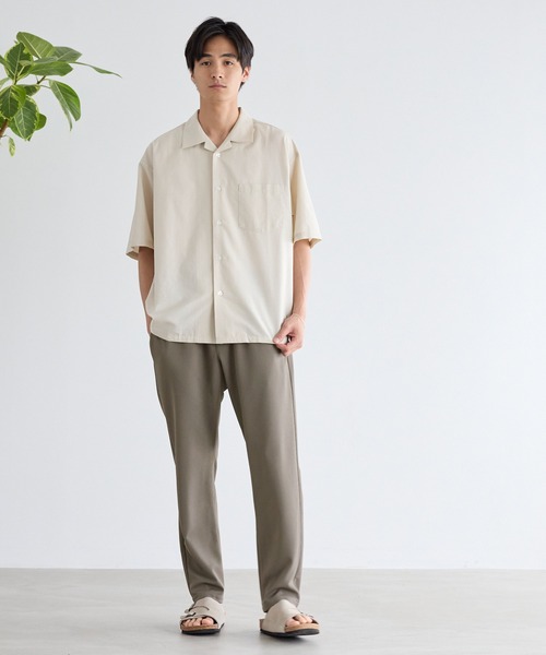 coca(coca)(コカ)の「カノコイージーテーパードスラックス(スラックス・メンズ・ブラック/グレー・M/XL/L)」の3枚目の写真