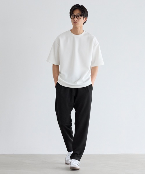 coca(coca)(コカ)の「カノコイージーテーパードスラックス(スラックス・メンズ・ブラック/グレー・M/XL/L)」の8枚目の写真