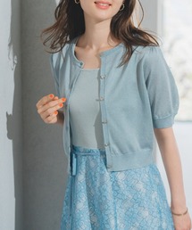 MISCH MASCH | 2025新作 シアークルーネック半袖カーディガン(カーディガン/ボレロ)