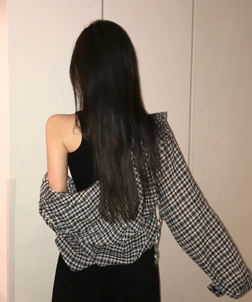 BEIDELLI（ベイデリー）の「[MADE] フード付きサマーチェックシャツ（シャツ/ブラウス・レディース・ブラウン/ネイビー/ブラック・FREE）」の13枚目の写真