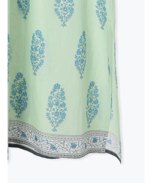 Lugnoncure（ルノンキュール）の「【INDIA made】花柄プリントワンピース（ワンピース・レディース・オフホワイト/ネイビー/グリーン・F）」の17枚目の写真