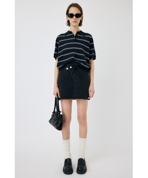 セール】MESH KNIT LOOSE ポロシャツ（ニット/セーター
