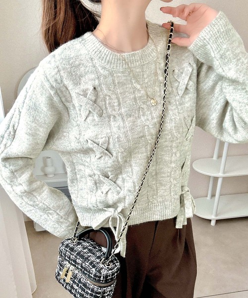 セール】【mily bilet】前も後ろも可愛く映える、大人フェミニン。前後