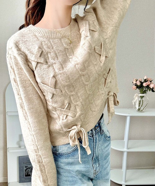 セール】【mily bilet】前も後ろも可愛く映える、大人フェミニン。前後