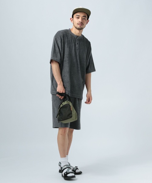 BAYFLOW（ベイフロー）の「2WAY巾着ショルダーバッグ（ユニセックス）（ハンドバッグ・メンズ・ブラック/カーキ/ベージュ・FREE）」の22枚目の写真