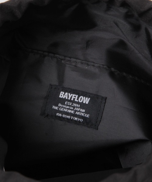 BAYFLOW（ベイフロー）の「2WAY巾着ショルダーバッグ（ユニセックス）（ハンドバッグ・メンズ・ブラック/カーキ/ベージュ・FREE）」の10枚目の写真