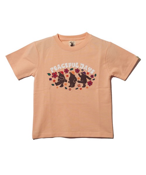 COBMASTER（コブマスター）の「【COBMASTER/コブマスター】COB KIDS PEACEFULDAYS TEE/半袖Tシャツ/キッズ（Tシャツ/カットソー・キッズ・グリーン/インディゴブルー/イエロー/サーモンピンク・MEDIUM/LARGE/SMALL）」の4枚目の写真