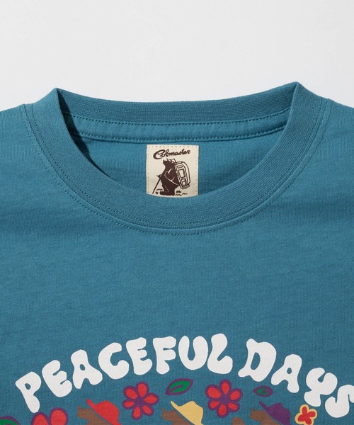 COBMASTER（コブマスター）の「【COBMASTER/コブマスター】COB KIDS PEACEFULDAYS TEE/半袖Tシャツ/キッズ（Tシャツ/カットソー・キッズ・グリーン/インディゴブルー/イエロー/サーモンピンク・MEDIUM/LARGE/SMALL）」の6枚目の写真