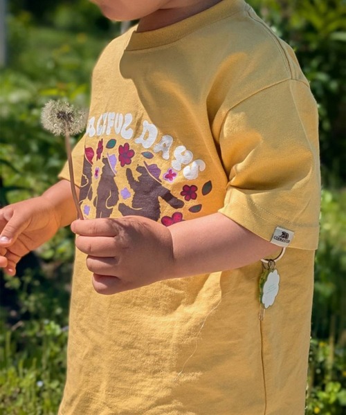 COBMASTER（コブマスター）の「【COBMASTER/コブマスター】COB KIDS PEACEFULDAYS TEE/半袖Tシャツ/キッズ（Tシャツ/カットソー・キッズ・グリーン/インディゴブルー/イエロー/サーモンピンク・MEDIUM/LARGE/SMALL）」の11枚目の写真