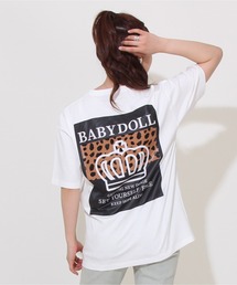 【綿100％】親子お揃い ヒョウ柄Tシャツ 0587A