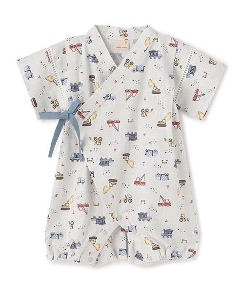 petit main（プティマイン）の「【WEB限定】boys babyアソート甚平（浴衣・キッズ・ネイビー/ライトグリーン・80ｃｍ/70cm）」の2枚目の写真