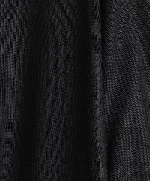 marka（マーカ）の「marka / マーカ：CREW NECK TEE - RAMIE KNIT -：M25B-02CS01B[COR]（Tシャツ/カットソー・メンズ・ブラック・1/2）」の2枚目の写真