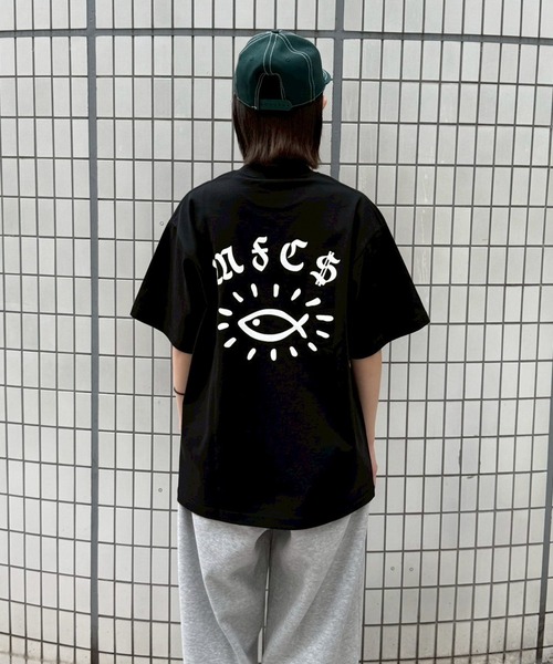 MFC STORE（エムエフシーストア）の「MFC STORE ORIGINAL N.A.S FISH TEE（Tシャツ/カットソー・メンズ・ブラック/ホワイト・M/L/XL）」の4枚目の写真