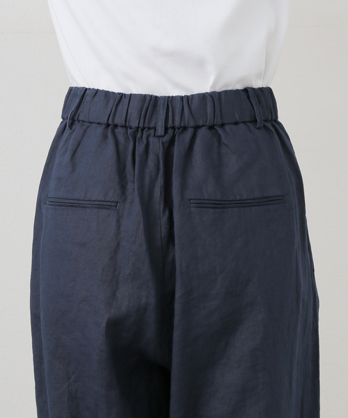 JOURNAL STANDARD LUXE（ジャーナルスタンダード　ラックス）の「リネン タックパンツ（その他パンツ・レディース・ブラック/ネイビー・SMALL/MEDIUM）」の14枚目の写真