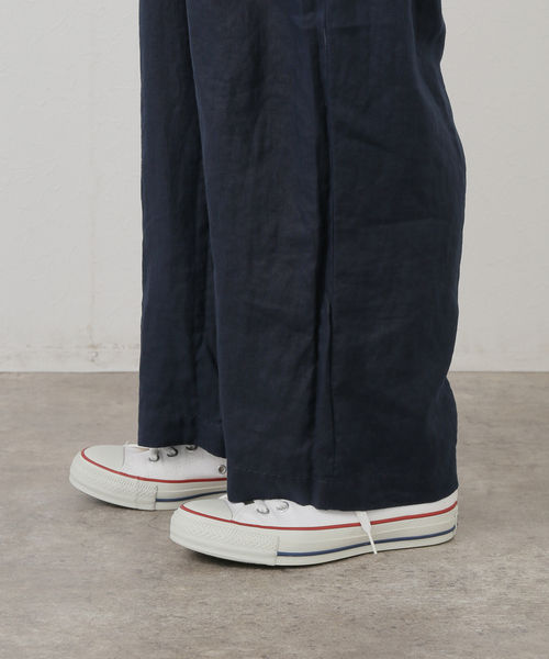 JOURNAL STANDARD LUXE（ジャーナルスタンダード　ラックス）の「リネン タックパンツ（その他パンツ・レディース・ブラック/ネイビー・SMALL/MEDIUM）」の15枚目の写真