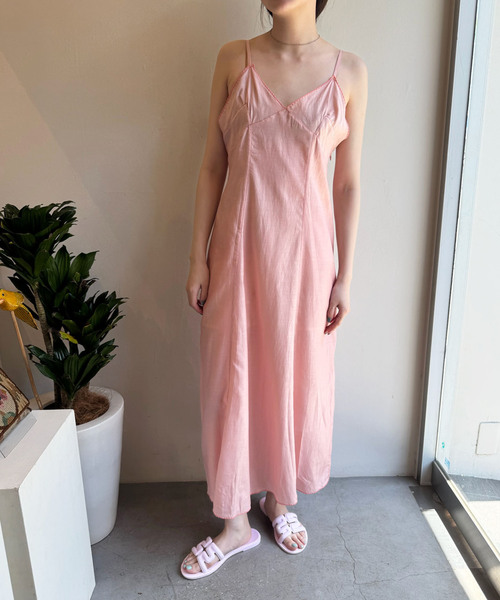 EDIT. FOR LULU（エディットフォールル）の「angielala LULU  スカラップ ドレス（ワンピース・レディース・ピンク・FREE）」の2枚目の写真