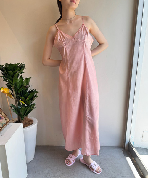 EDIT. FOR LULU（エディットフォールル）の「angielala LULU  スカラップ ドレス（ワンピース・レディース・ピンク・FREE）」の3枚目の写真