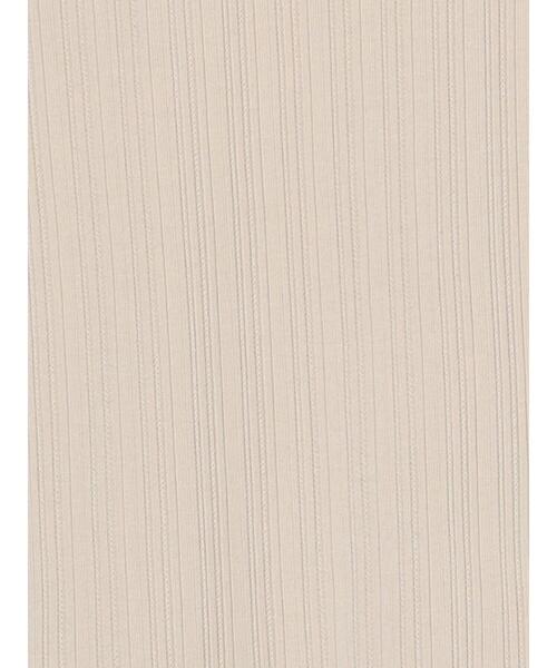 Samansa Mos2（サマンサ モスモス）の「エッジレーステレコノースリ（Tシャツ/カットソー・レディース・ベージュ/チャコールグレー/オフホワイト・F）」の15枚目の写真