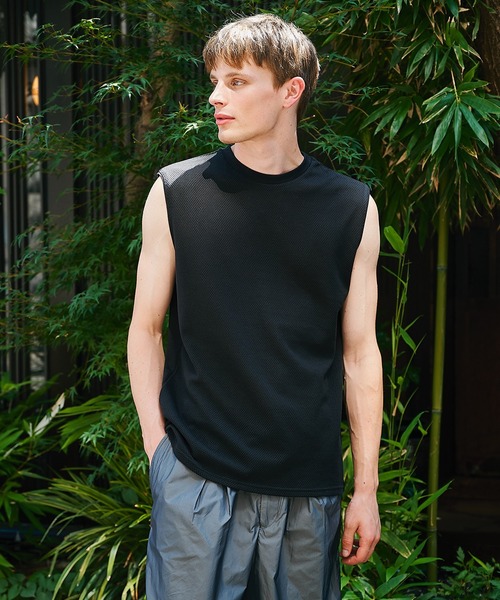 MARKAWARE/marka】MESH SLEEVELESS TEE（タンクトップ）｜markaware