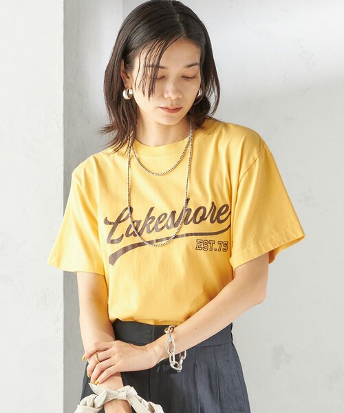 SHIPS別注】Odub:〈手洗い可能〉プリント TEE（Tシャツ/カットソー