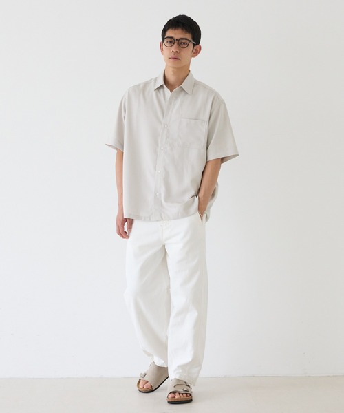 coca(coca)(コカ)の「リラックス半袖シャツ(シャツ/ブラウス・メンズ・チャコール/ライトグレー/ブラック・L/M/XL)」の22枚目の写真
