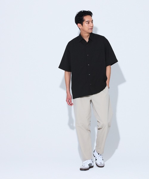 coca(coca)(コカ)の「リラックス半袖シャツ(シャツ/ブラウス・メンズ・チャコール/ライトグレー/ブラック・L/M/XL)」の10枚目の写真