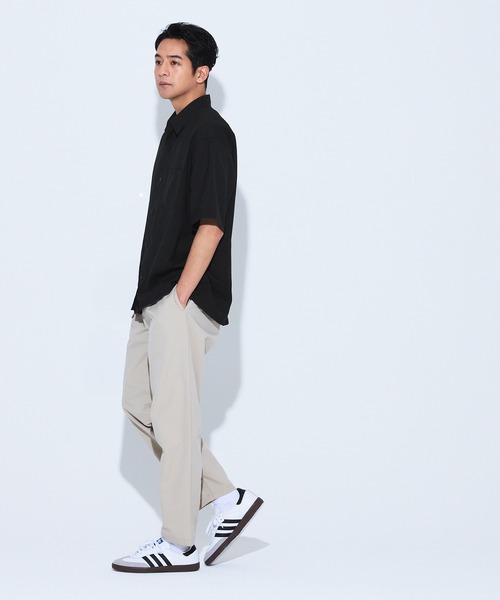 coca(coca)(コカ)の「リラックス半袖シャツ(シャツ/ブラウス・メンズ・チャコール/ライトグレー/ブラック・L/M/XL)」の11枚目の写真