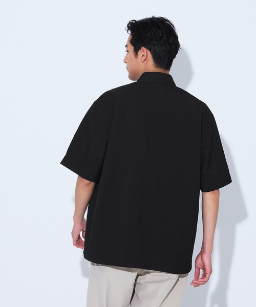 coca(coca)(コカ)の「リラックス半袖シャツ(シャツ/ブラウス・メンズ・チャコール/ライトグレー/ブラック・L/M/XL)」の12枚目の写真
