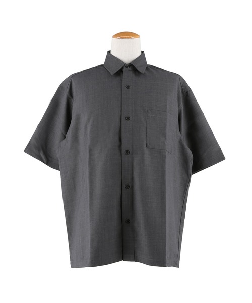 coca(coca)(コカ)の「リラックス半袖シャツ(シャツ/ブラウス・メンズ・チャコール/ライトグレー/ブラック・L/M/XL)」の20枚目の写真