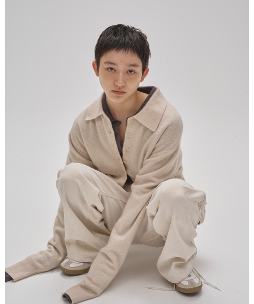 TODAYFUL（トゥデイフル）の「Flocky Highwaist Pants（その他パンツ・レディース・インディゴブルー/キナリ・36inch/38inch）」の4枚目の写真