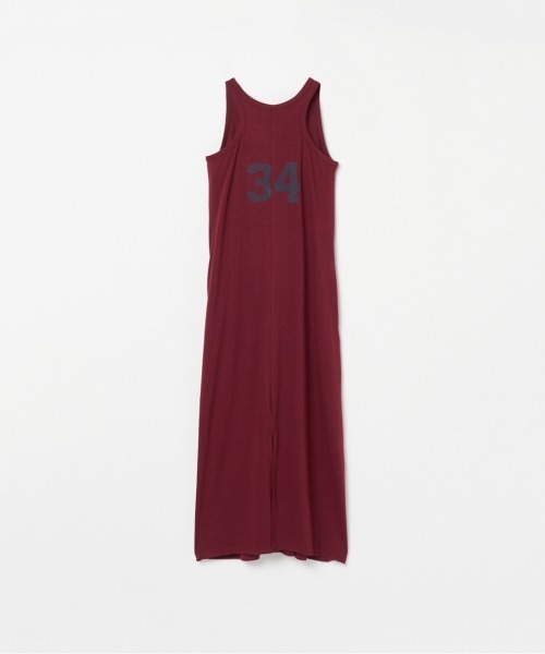 HELIOPOLE（エリオポール）の「TANK DRESS（ワンピース・レディース・ボルドー/グレー・FREE）」の3枚目の写真
