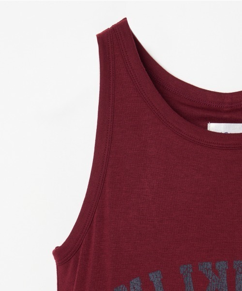 HELIOPOLE（エリオポール）の「TANK DRESS（ワンピース・レディース・ボルドー/グレー・FREE）」の5枚目の写真