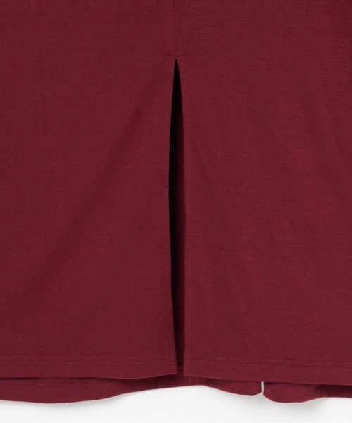 HELIOPOLE（エリオポール）の「TANK DRESS（ワンピース・レディース・ボルドー/グレー・FREE）」の7枚目の写真