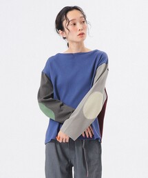 BEAMS BOY（ビームスボーイ）の「【2/5再値下げ】エルボー パッチ バスク ロングスリーブ（Tシャツ/カットソー）」
