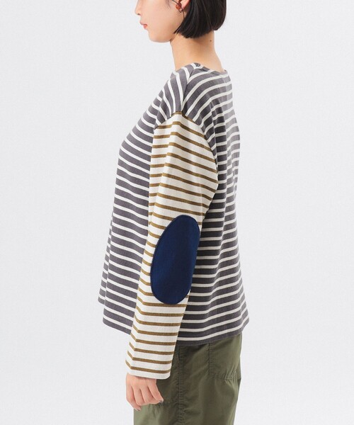 エルボー パッチ バスク ロングスリーブ（Tシャツ/カットソー