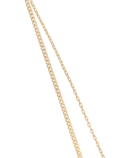 EATME（イートミー）の「スクエアチャームダブルチェーンネックレス（ネックレス・レディース・ゴールド/シルバー・FREE）」の9枚目の写真