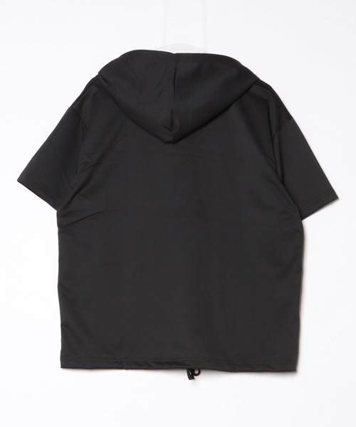 MGV（エムジーヴィー）の「ハーフジップ半袖フーディ（パーカー・メンズ・ブラウン/ブラック・MEDIUM/LARGE/X-LARGE）」の10枚目の写真
